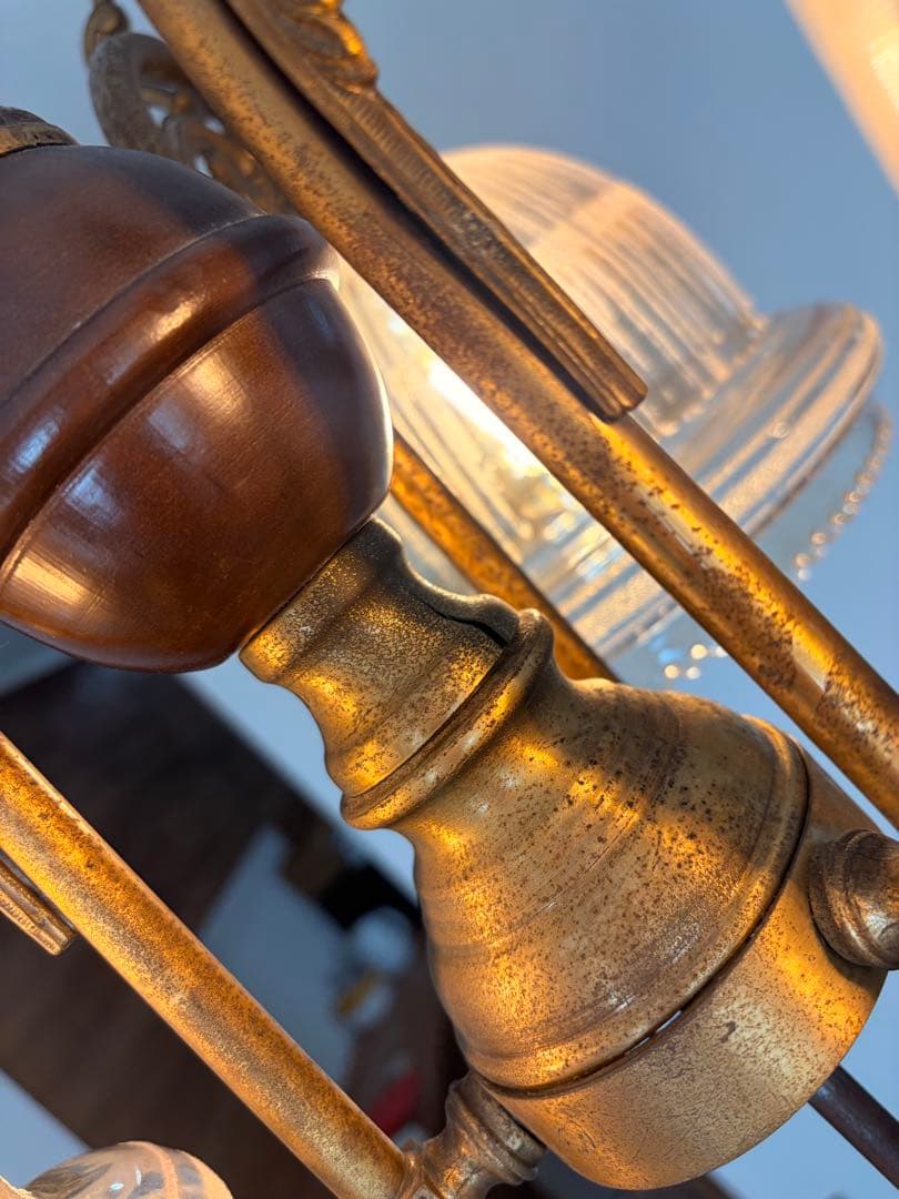 ヤマギワ　yamagiwa アンティーク　照明　レトロ　シャンデリア