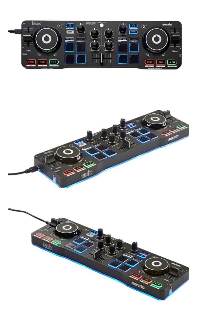 DJ機材 DJCONTROL STARLIGHT Hercules serato DJ