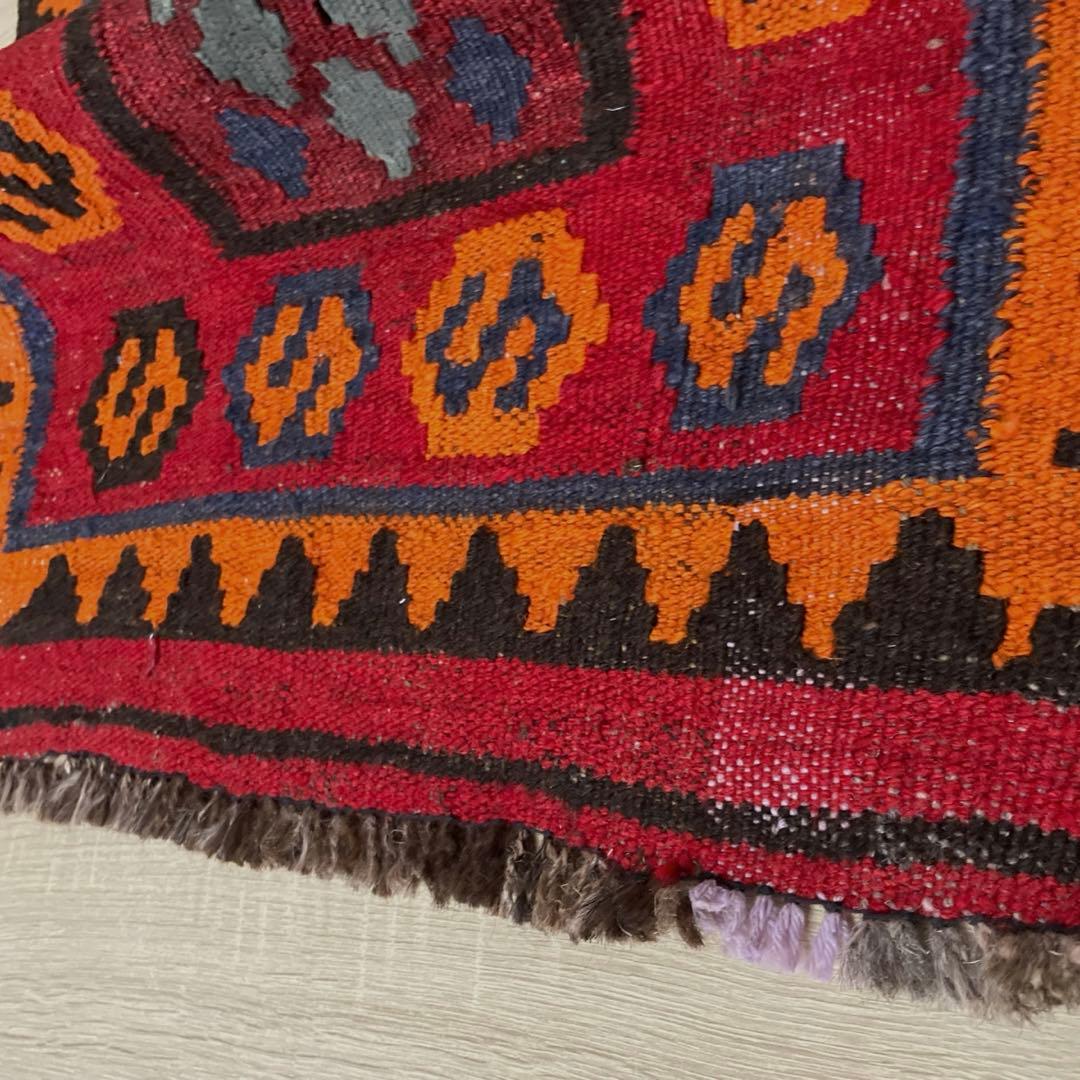 ミニキリム手織りマイマナ 産ビンテージキリムミニラグ55cmx76cm