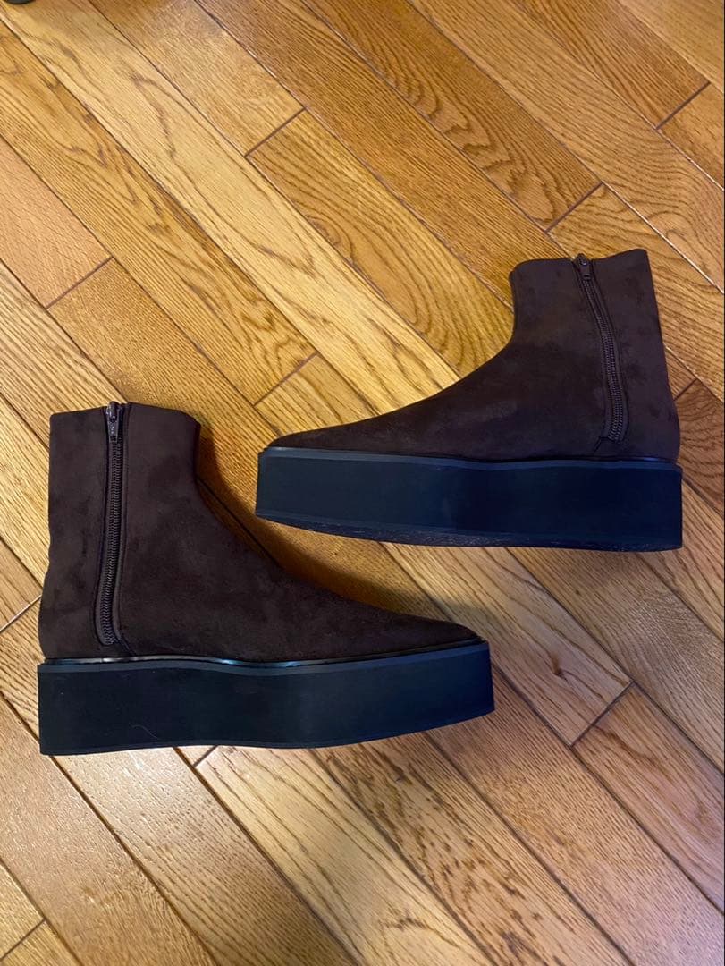 HEWN pointed platform boots ブーツ ヒューン