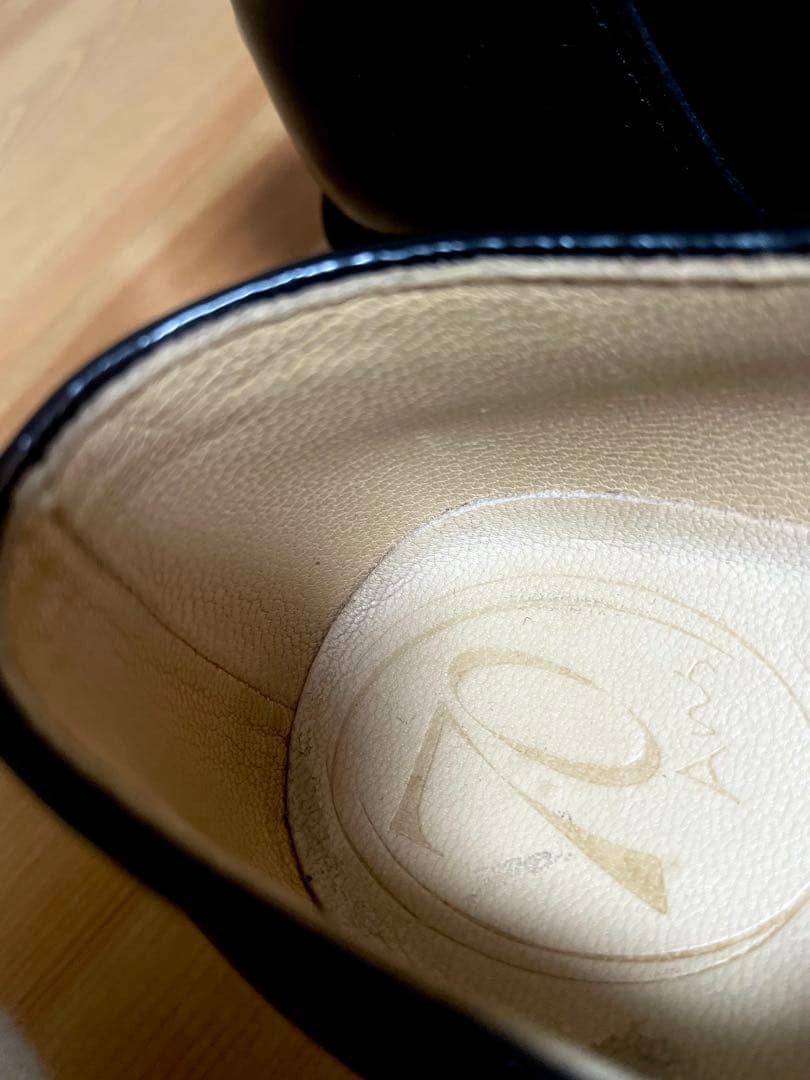 Paraboot MICHAEL ガラスレザー ブラック 4(24cm)ほぼ新品