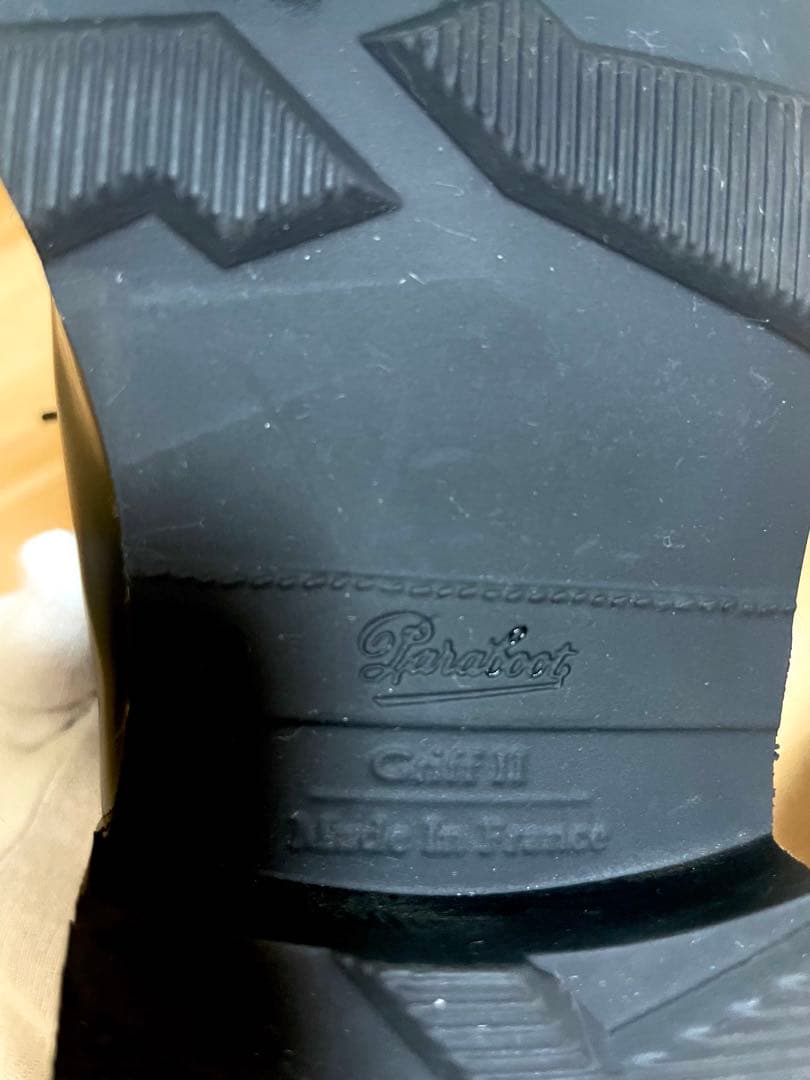 Paraboot MICHAEL ガラスレザー ブラック 4(24cm)ほぼ新品