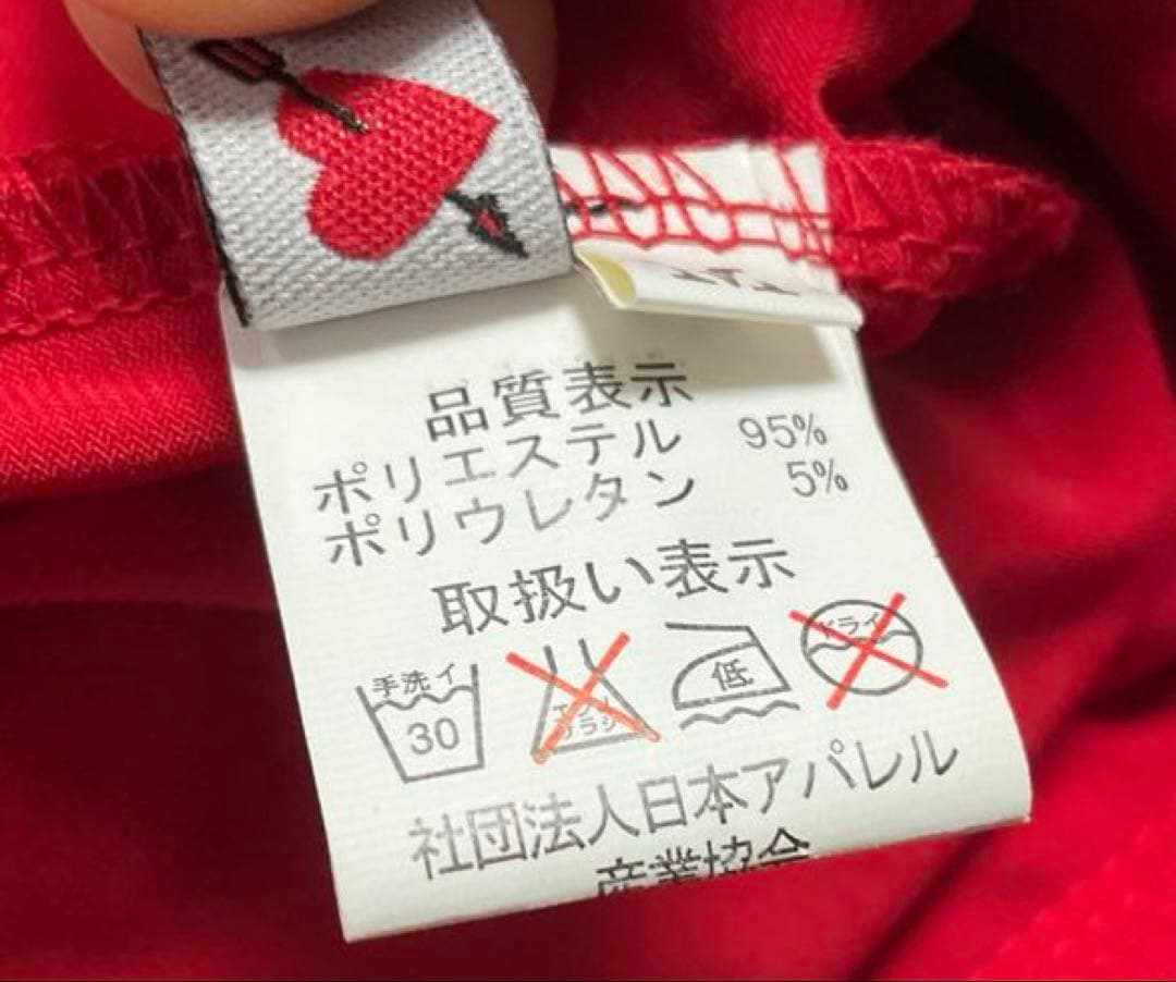 再値下げ‼️社交ダンス　カラオケ　赤黒　Mサイズ〜Ｌサイズ