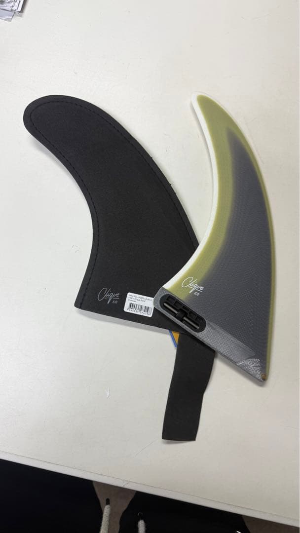 サーフィン・ボディボード FCS 2 CLIQUE LONGBOARD FIN LB8.0