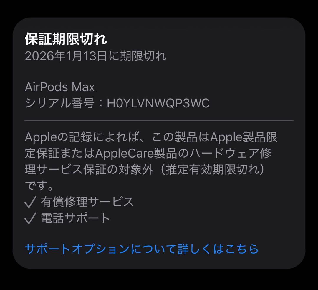Apple AirPods Max シルバー　正規品