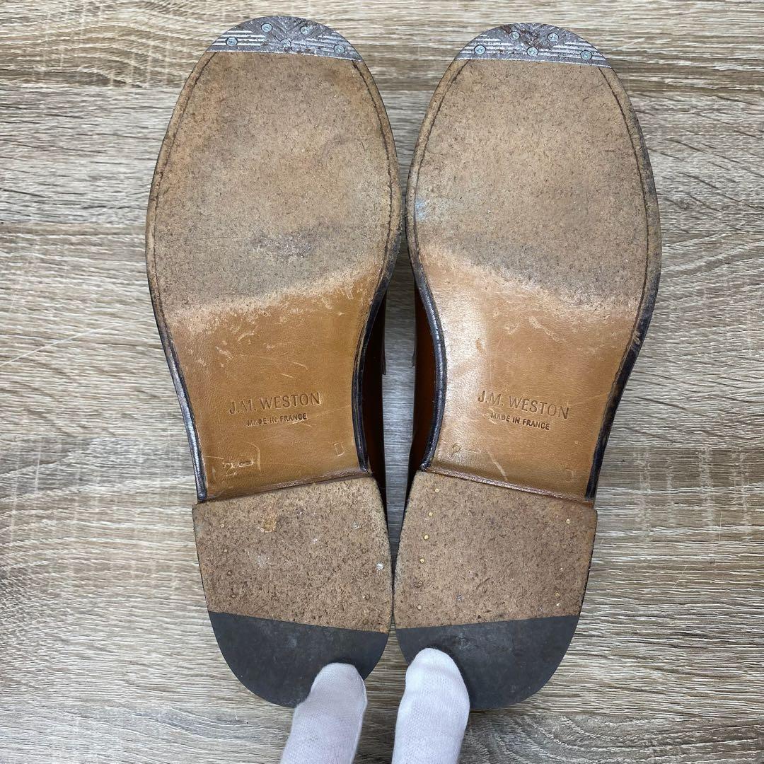 ジェイエムウエストン #180 シグネチャーローファー レザー ブラウン 2D
