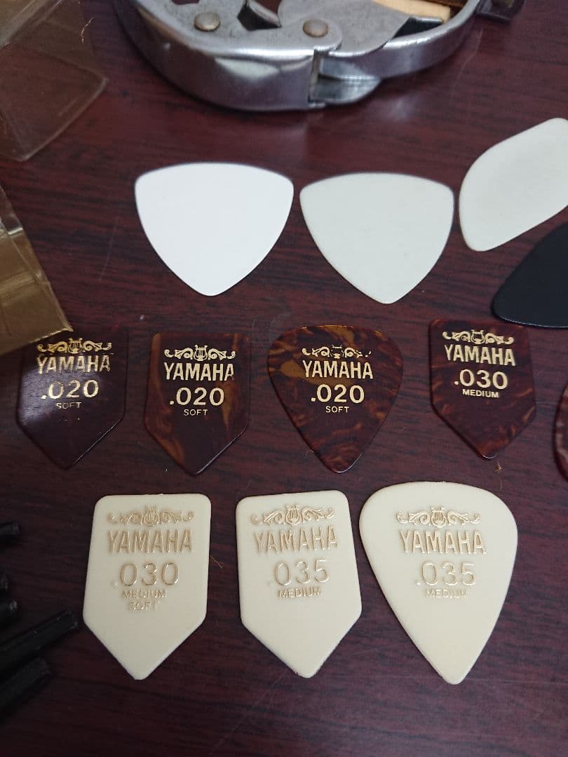 H1 アコースティックギター Chaki W-50 ピック多数 ハードケース付き