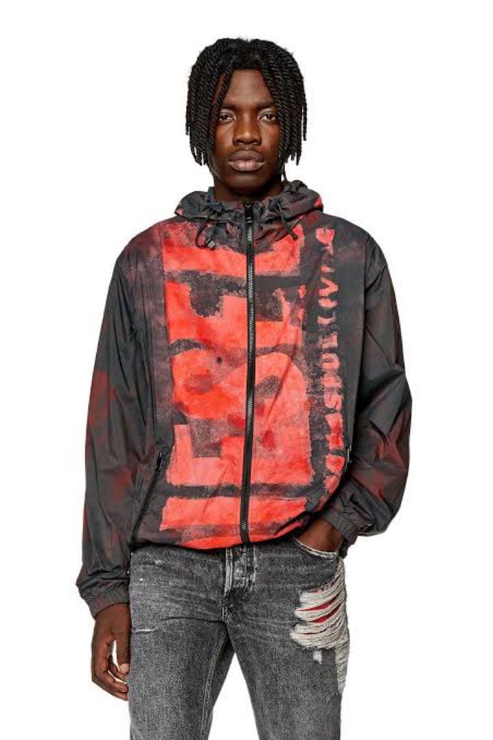 DIESEL RED TAG J-WARRETT-LOGO-LOGO ナイロン