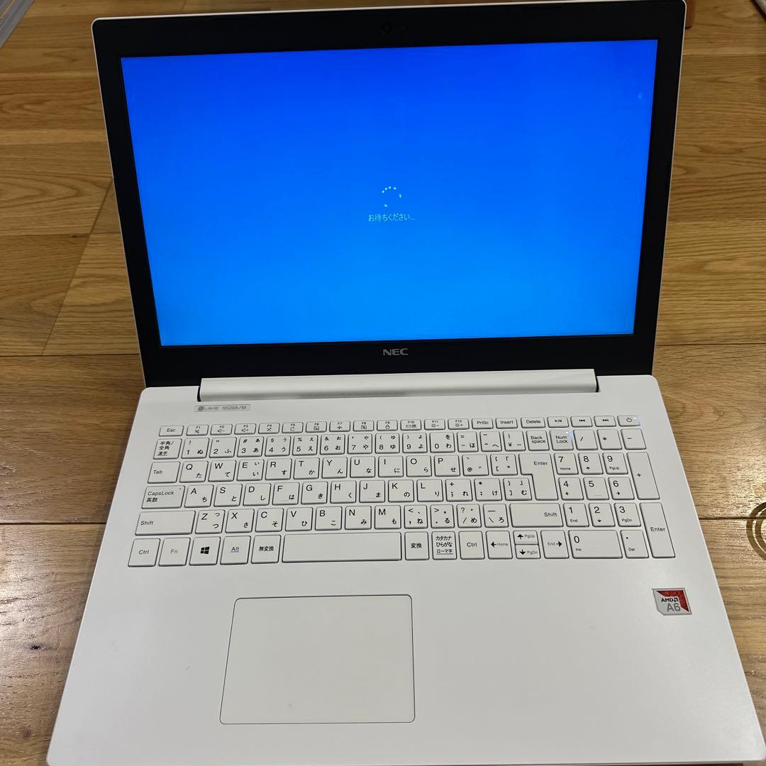 NEC LAVIE NS20A/M ホワイトノートPC ACアダプター付き
