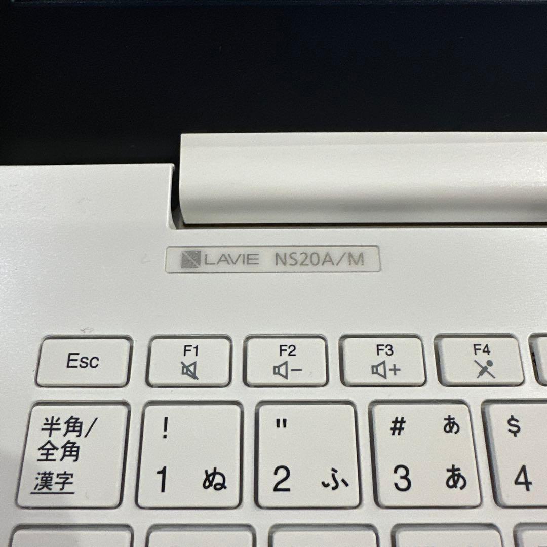 NEC LAVIE NS20A/M ホワイトノートPC ACアダプター付き