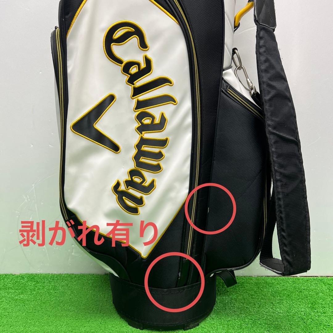 キャロウェイ Callaway キャディバッグ　8インチ　メンズ　ゴルフ　中古
