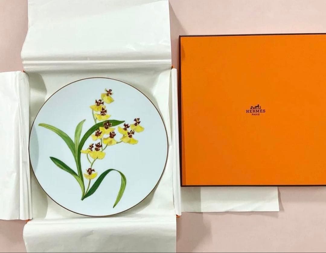 HERMES オルキデ プレート 26cm