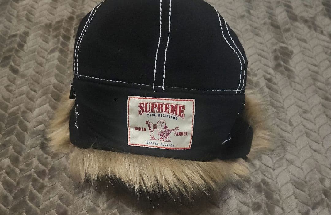 Supreme True Religion Earflap 5-Panel 黒