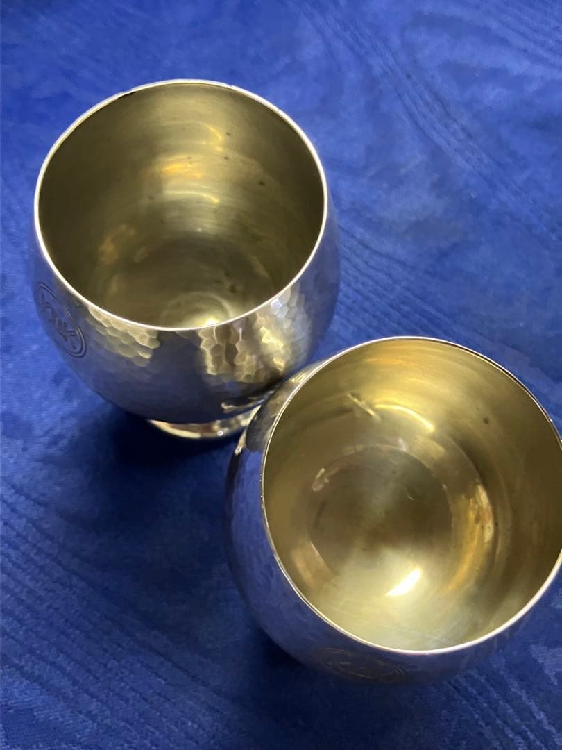 花*様 KDK ハンマードワイングラス 2個セット　ジャンク2個付き