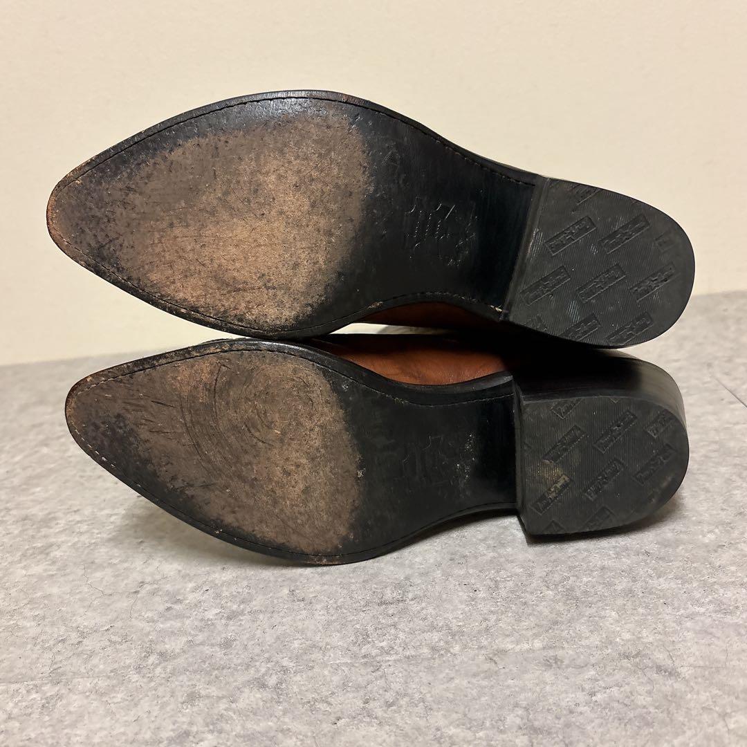 希少 Tony Lama ウエスタンブーツ 刺繍 リザードトゥ Y2K 25EE