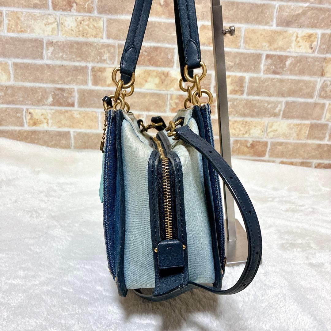 COACH コーチ　ドリーマー　ハンドバッグ　ショルダー　2way デニム