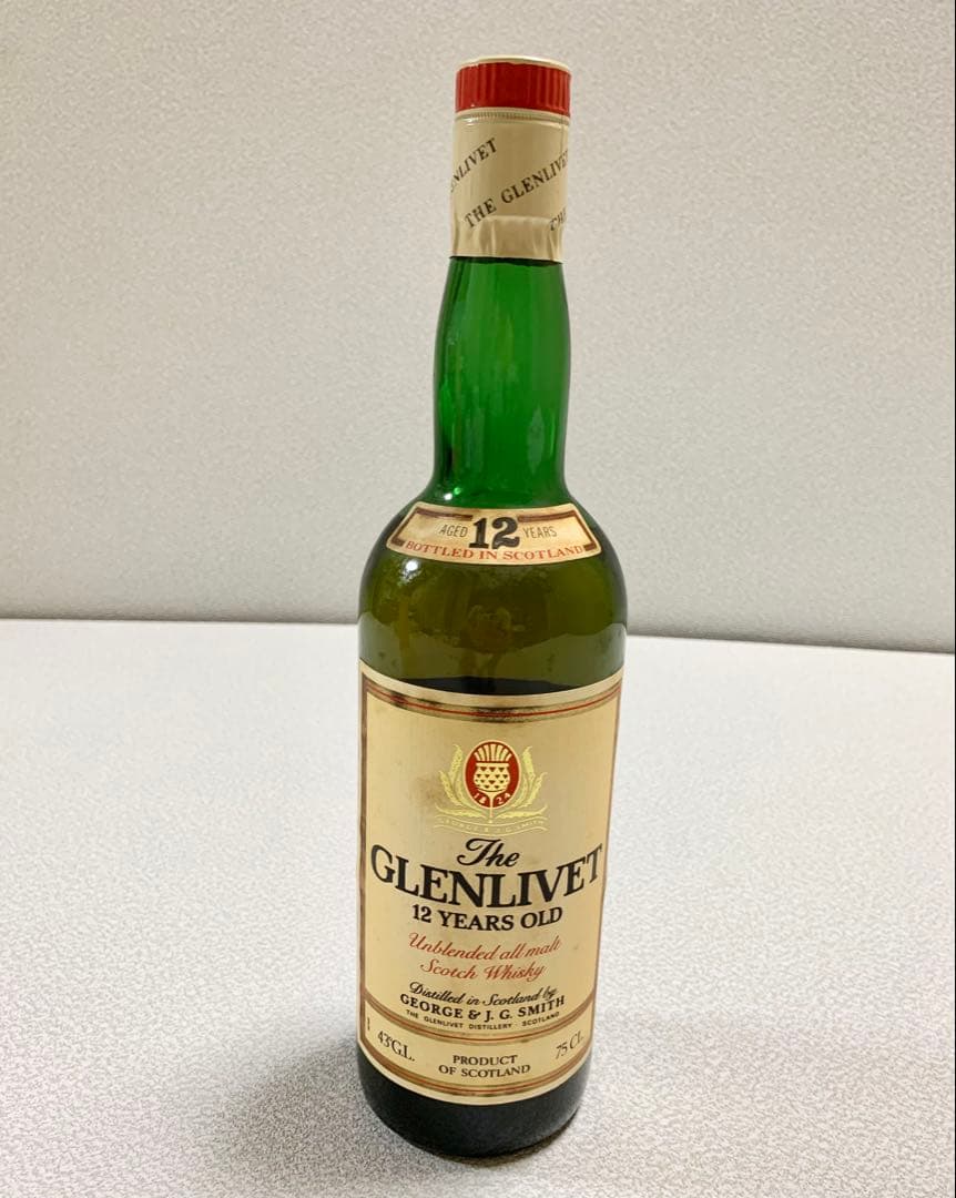 未開栓 グレンリベット GLENLIVET 12年 スコッチウィスキー 古酒