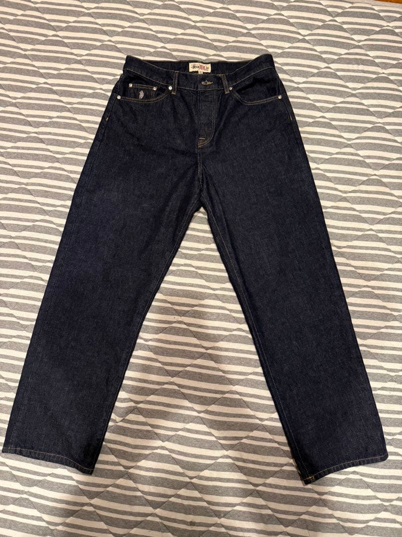 パンツ STUSSY BIG OL JEAN DENIM RINSED INDIGO