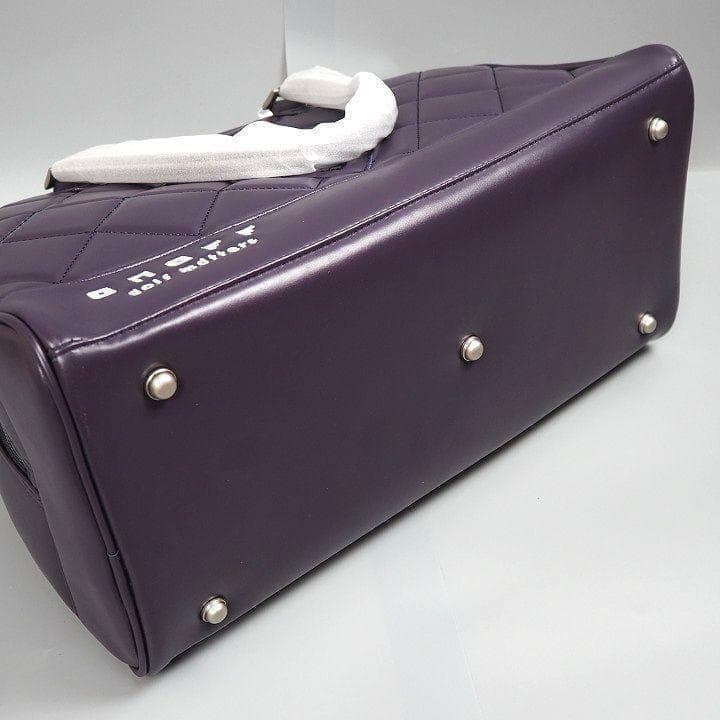 新品 オノフ ゴルフ ボストンバッグ シューズ収納ポケット付き パープル