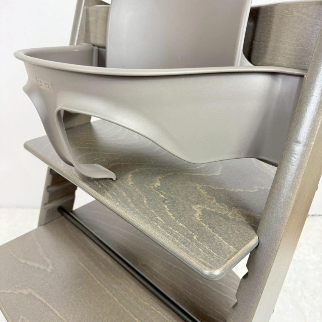 「極美品」 STOKKE ストッケ　トリップトラップ　ヘイジーグレー　シリアル5