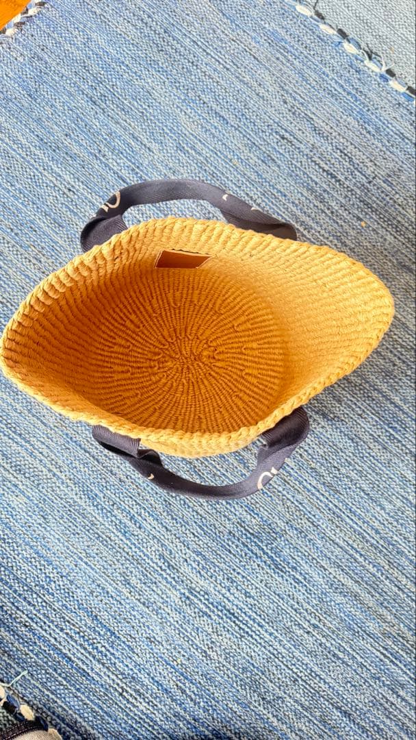 【美品】CHLOE トートバッグ バスケットバッグ 大人気 ロゴ カゴバッグ