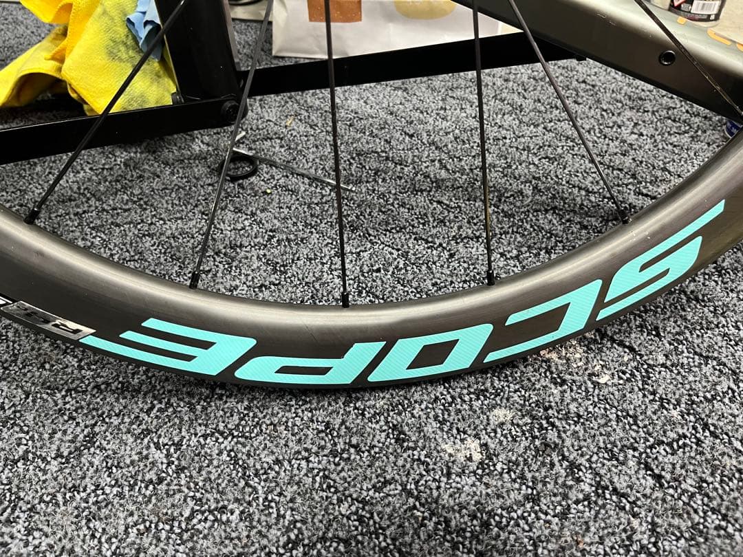 【再値下げ】SCOPE R4Dカーボンホイール前後輪【カスタムデカール】送料無料