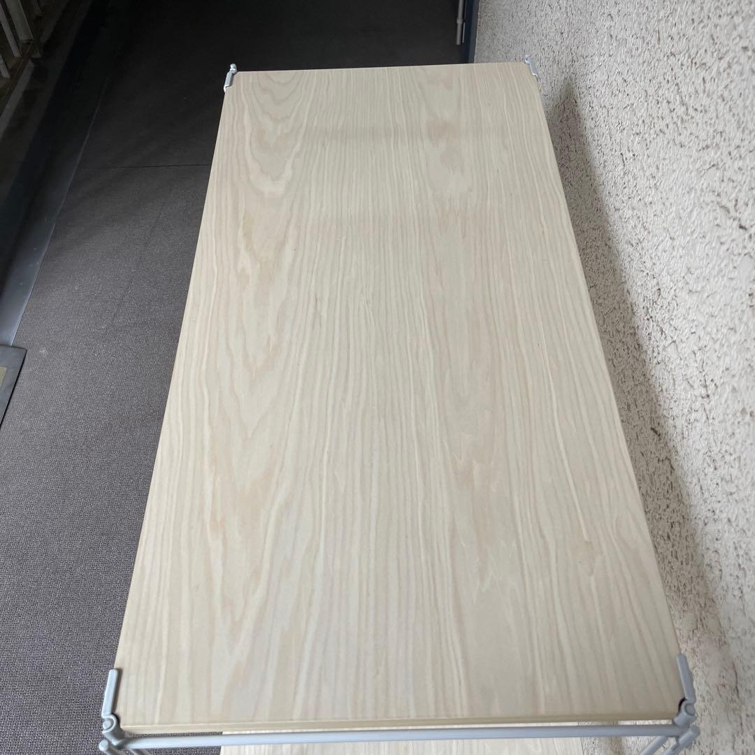 無印良品　￼ステンレスユニットシェルフ