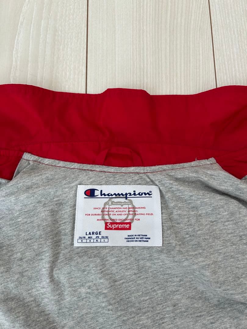 24ss supreme champion ロゴコーチジャケット