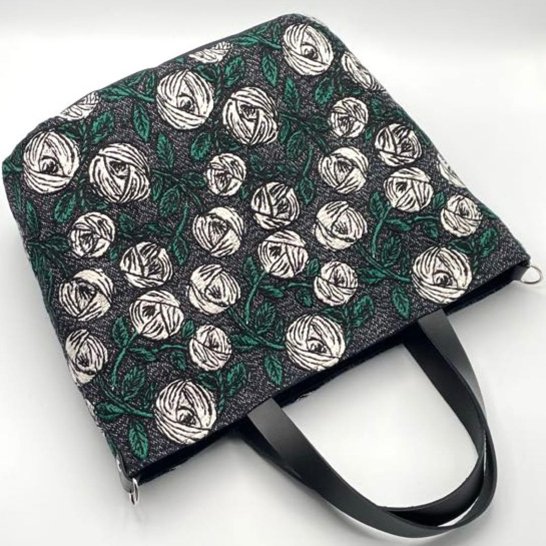 ㊼ミナペルホネン*rosy トートバッグ ハンドメイド