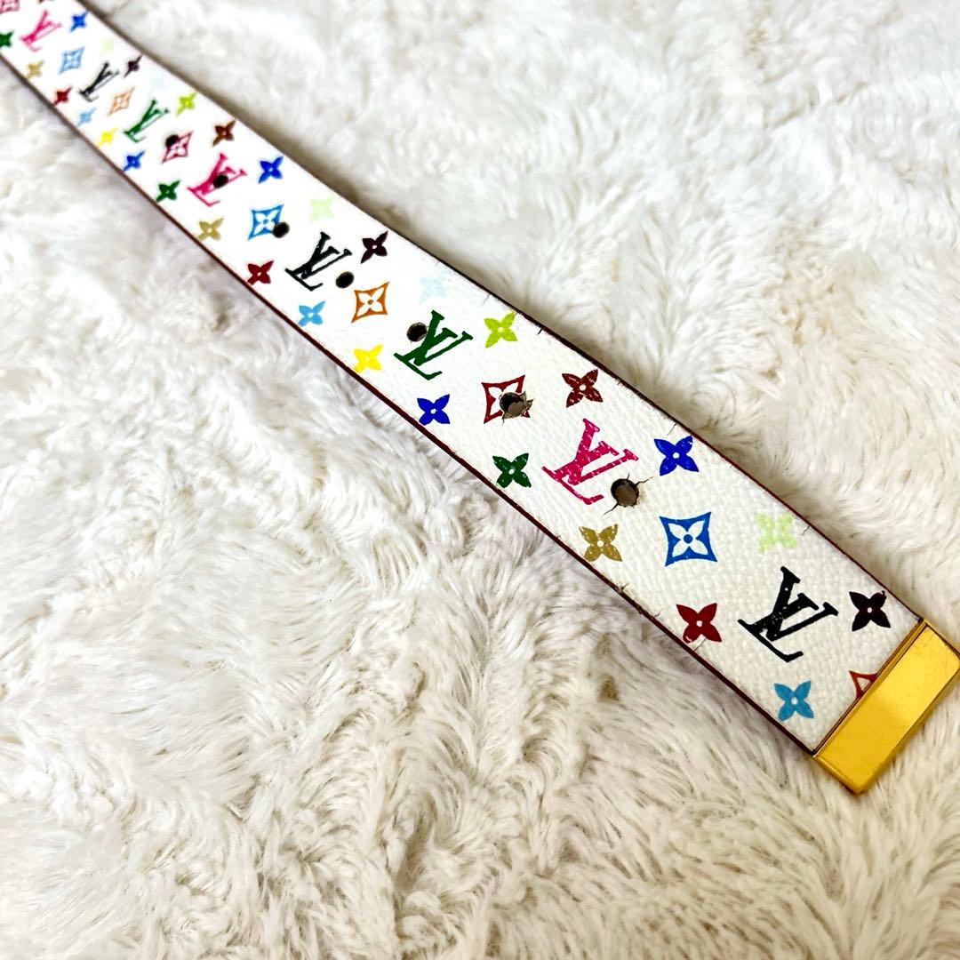 Louis Vuitton サンチュールキャレ ブロンモノグラム マルチカラー