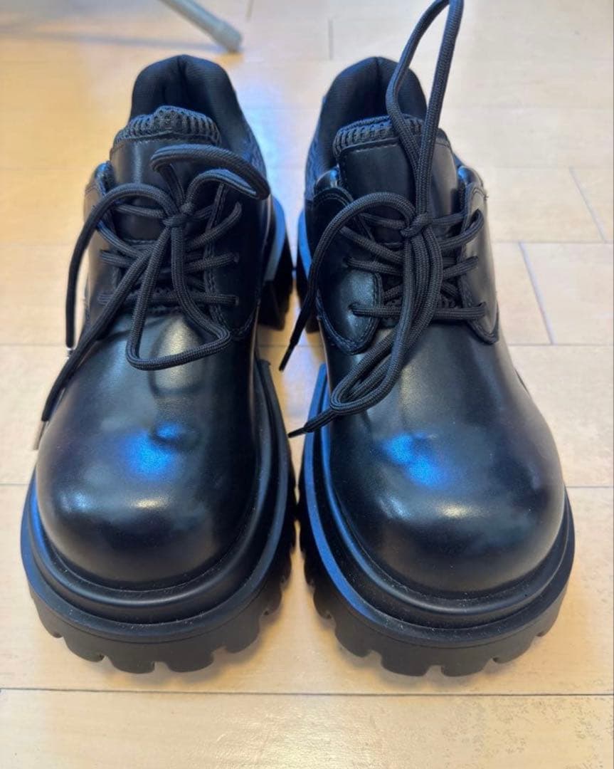 リマジン似　ダービーシューズ　厚底