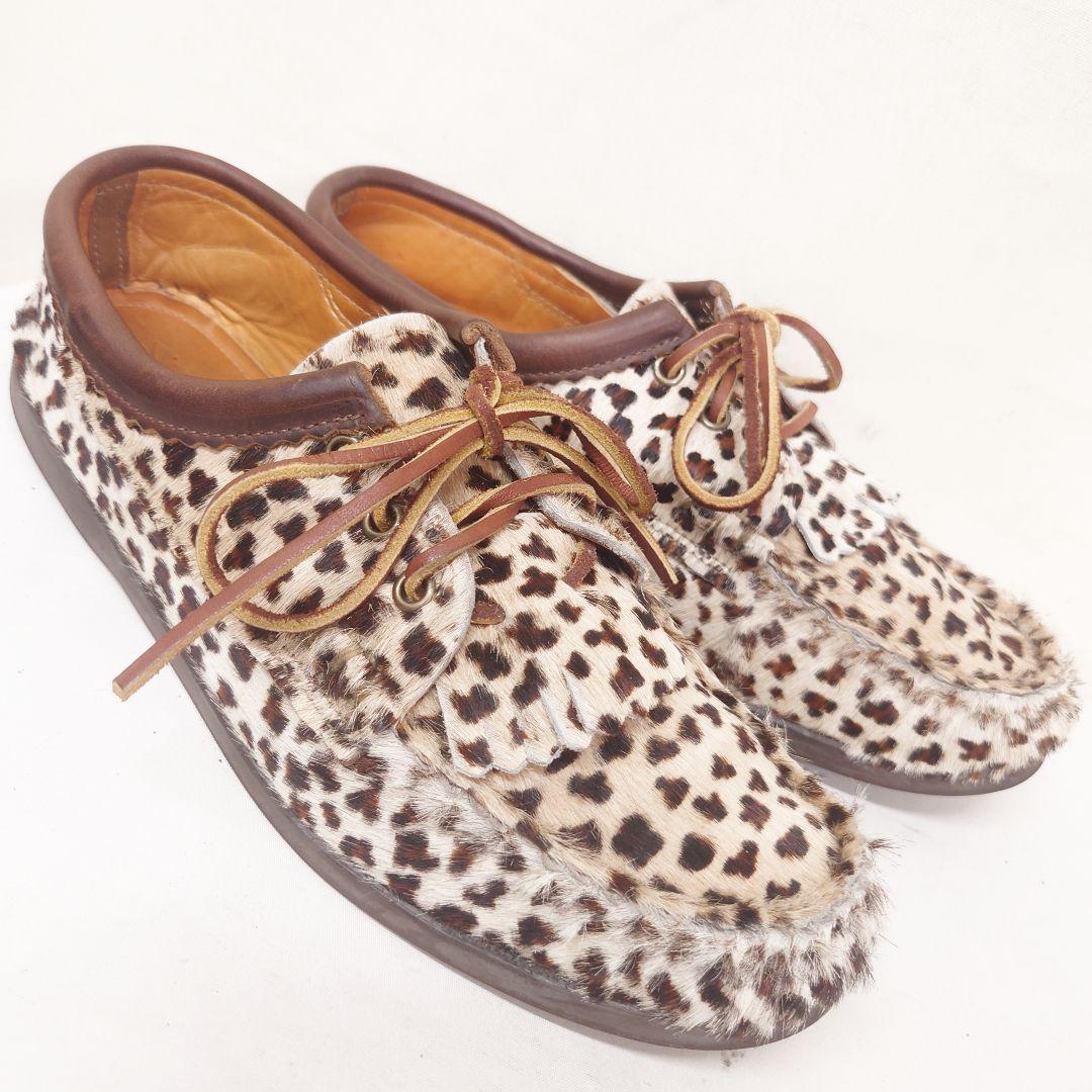 ユケテンYuketen◇ヒョウ柄モカシンシューズレオパードデッキシューズ