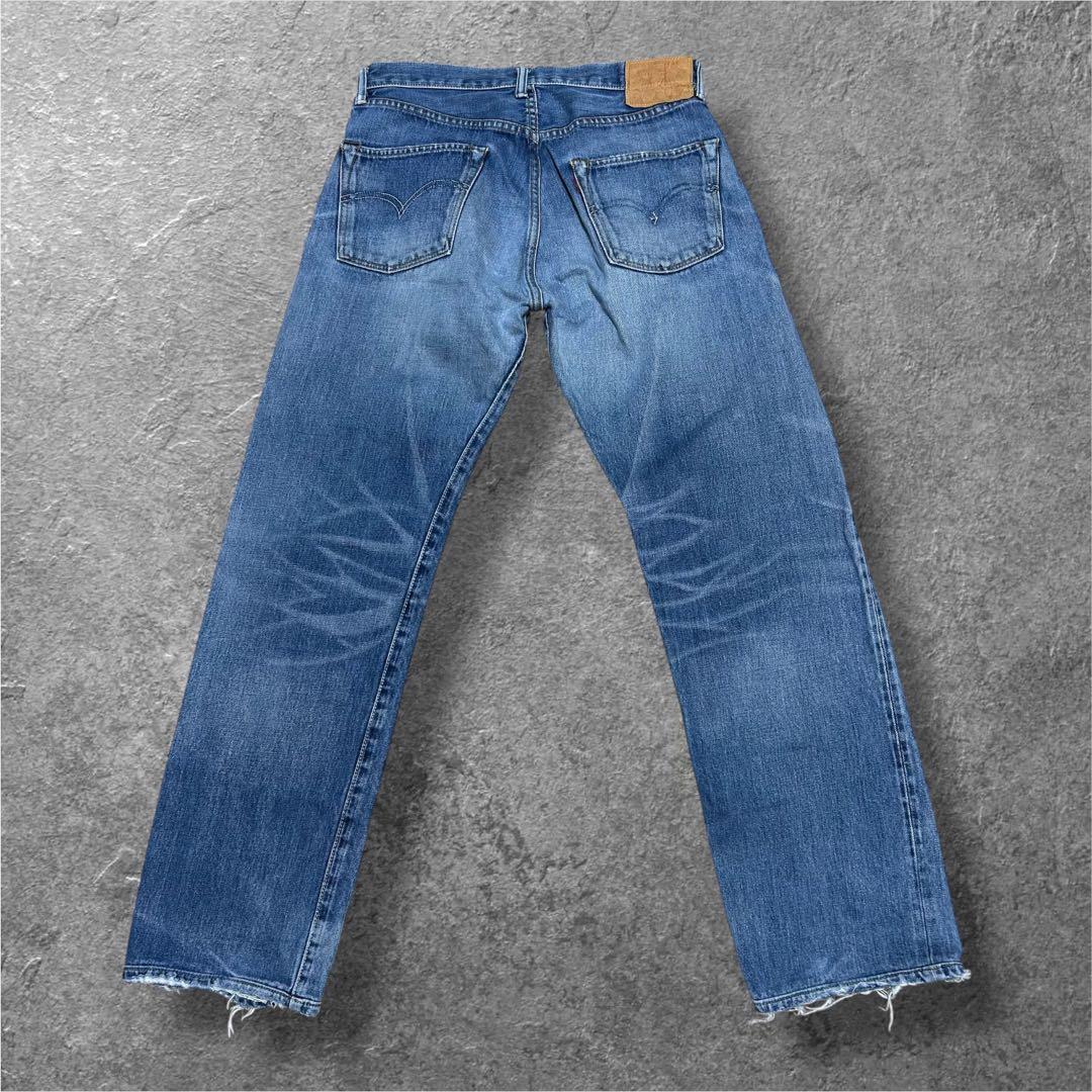 W34 LEVI'S 501XX 1955年復刻 日本製 BIGE 赤耳 デニム