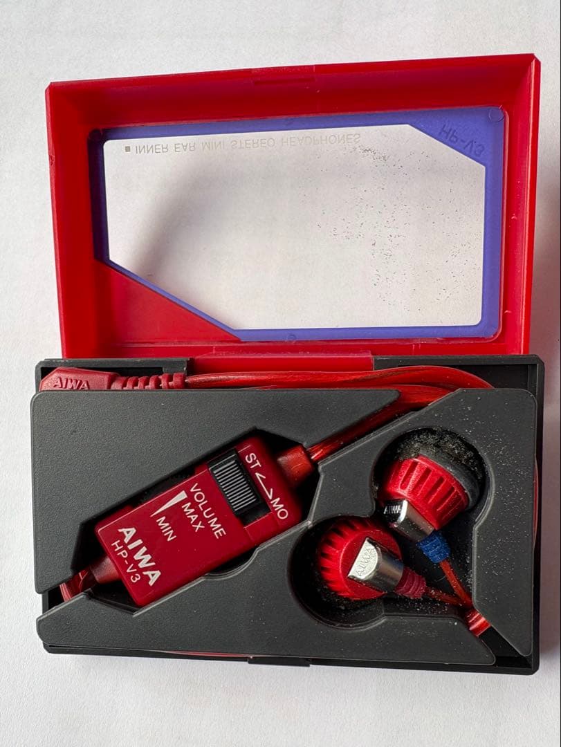 昭和レトロ 激レア AIWA HP-V3 インナーイヤーヘッドフォン イヤホン