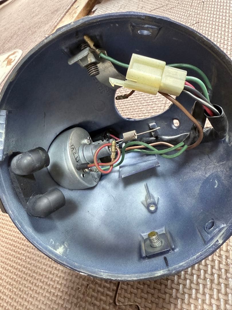 HONDA モンキー ヘッドライト 鍵+メーター付 青系