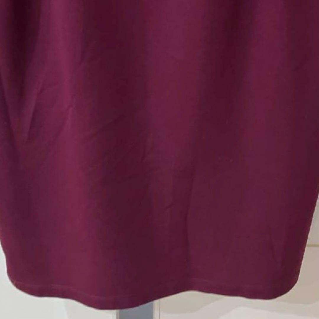 【美品】kay me カシュクール 13号 膝丈ワンピース 日本製 ワッフル