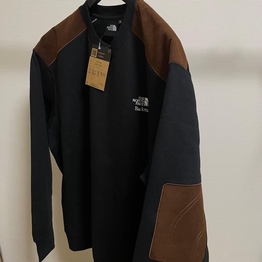 ノースフェイス Backmagic限定 Sweat Crew【XL】ブラック 黒