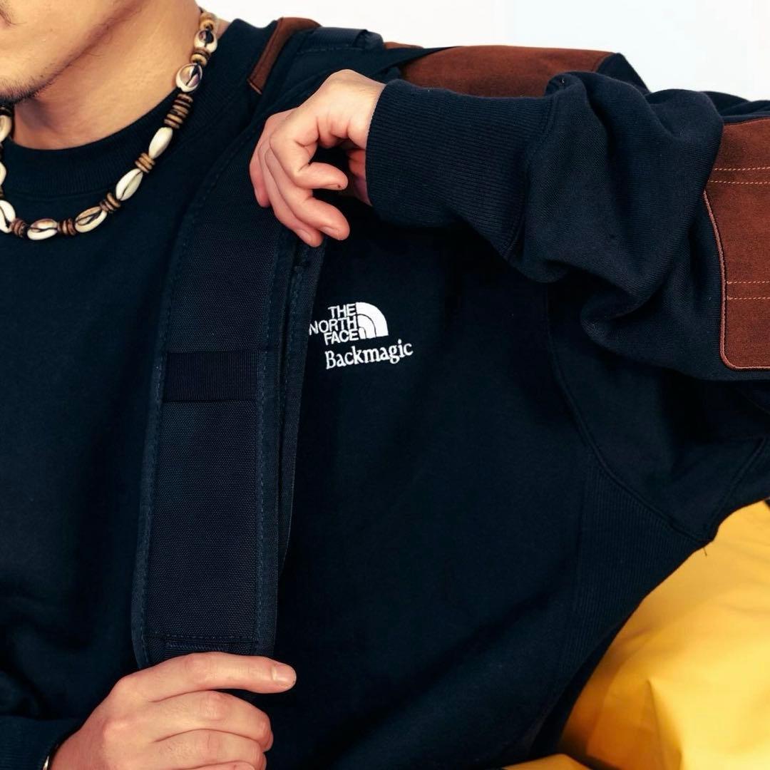 ノースフェイス Backmagic限定 Sweat Crew【XL】ブラック 黒