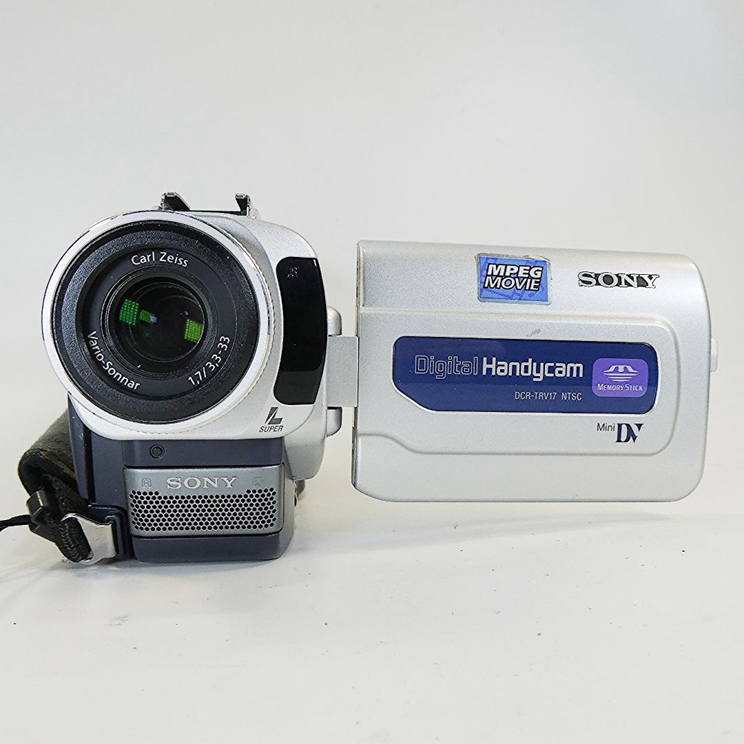 動作品 ソニーDCR-TRV17 MiniDV ビデオカメラ DVDダビングに