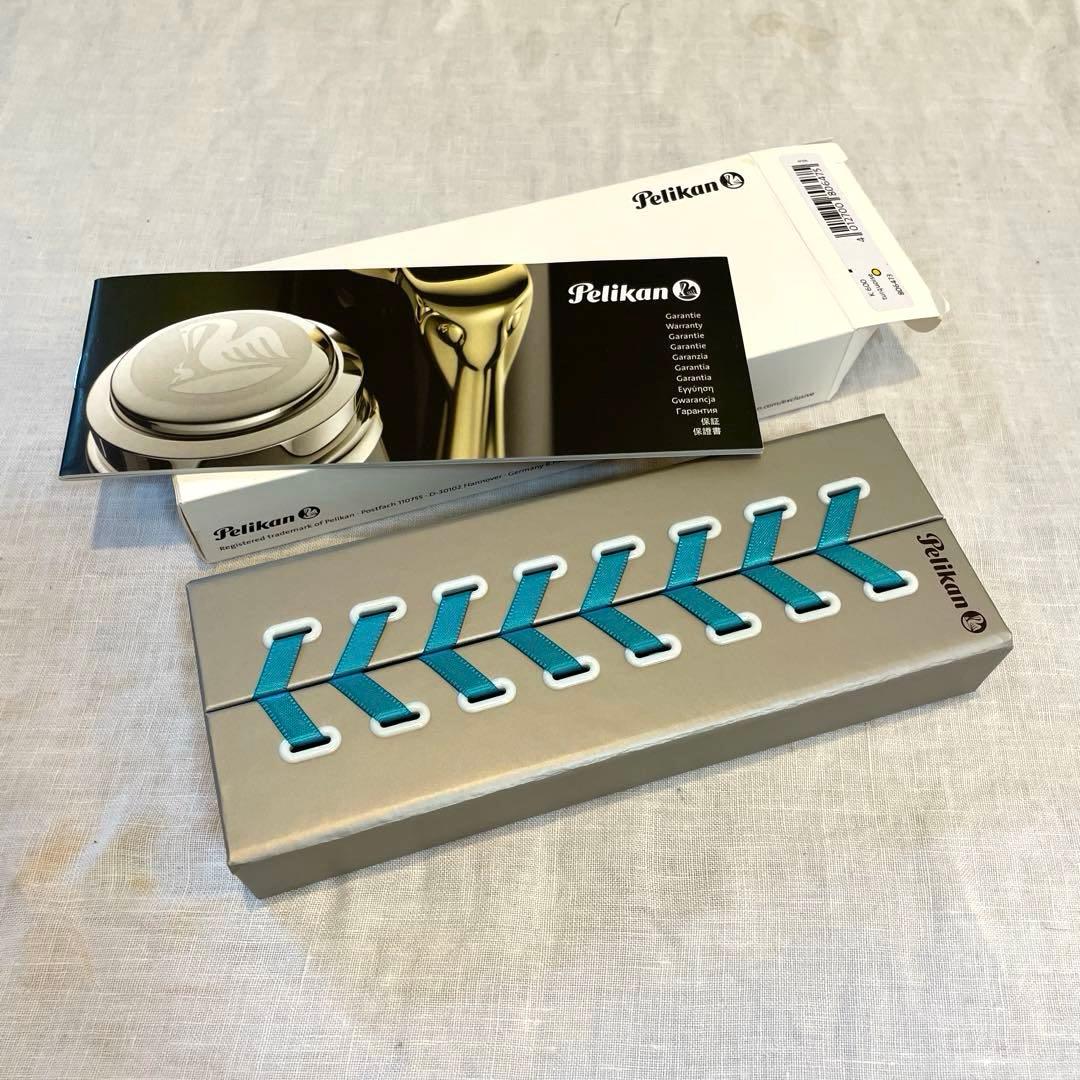 ペリカン ボールペン［未使用］特別生産品 スーベレーン600 ターコイズホワイト