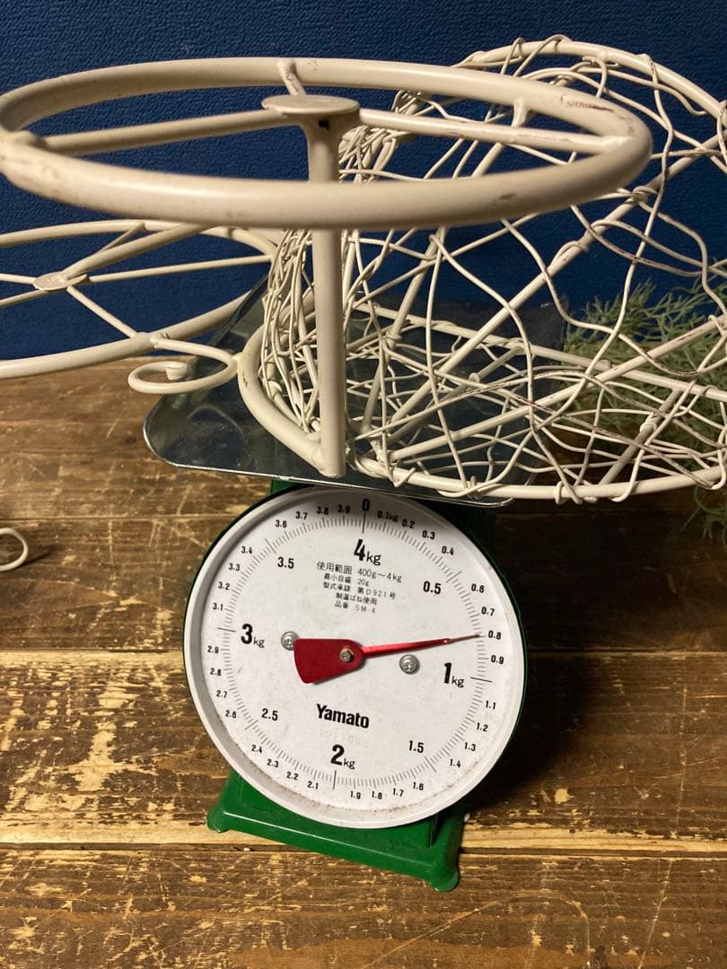 ガーデニング雑貨アンティーク　シャビー　フラワースタンド　アイアンバスケット