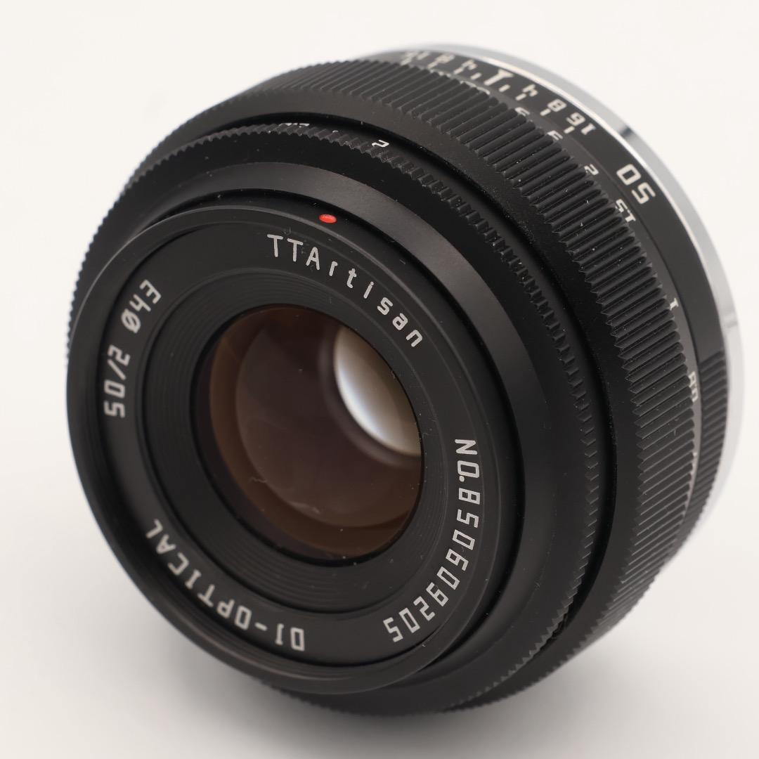 【美品】 銘匠光学 TTArtisan 50mm f2 Fuji Xマウント