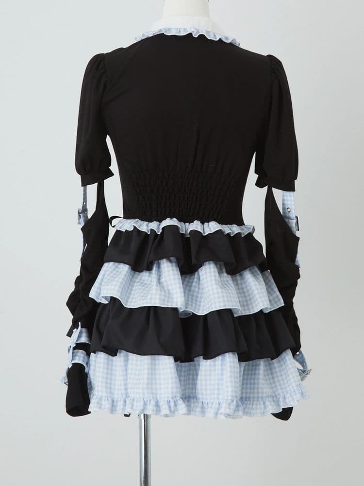 Jamie エーエヌケー　ジャパニーズ制服ティアードTOPS サイズ M ブルー