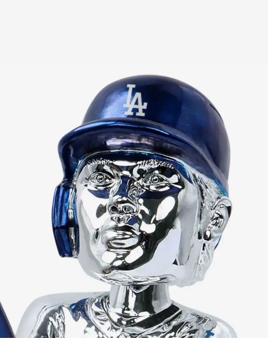【大谷翔平】特大(12インチ)シルバーメタル調ボブルヘッド ！新品、225個限定