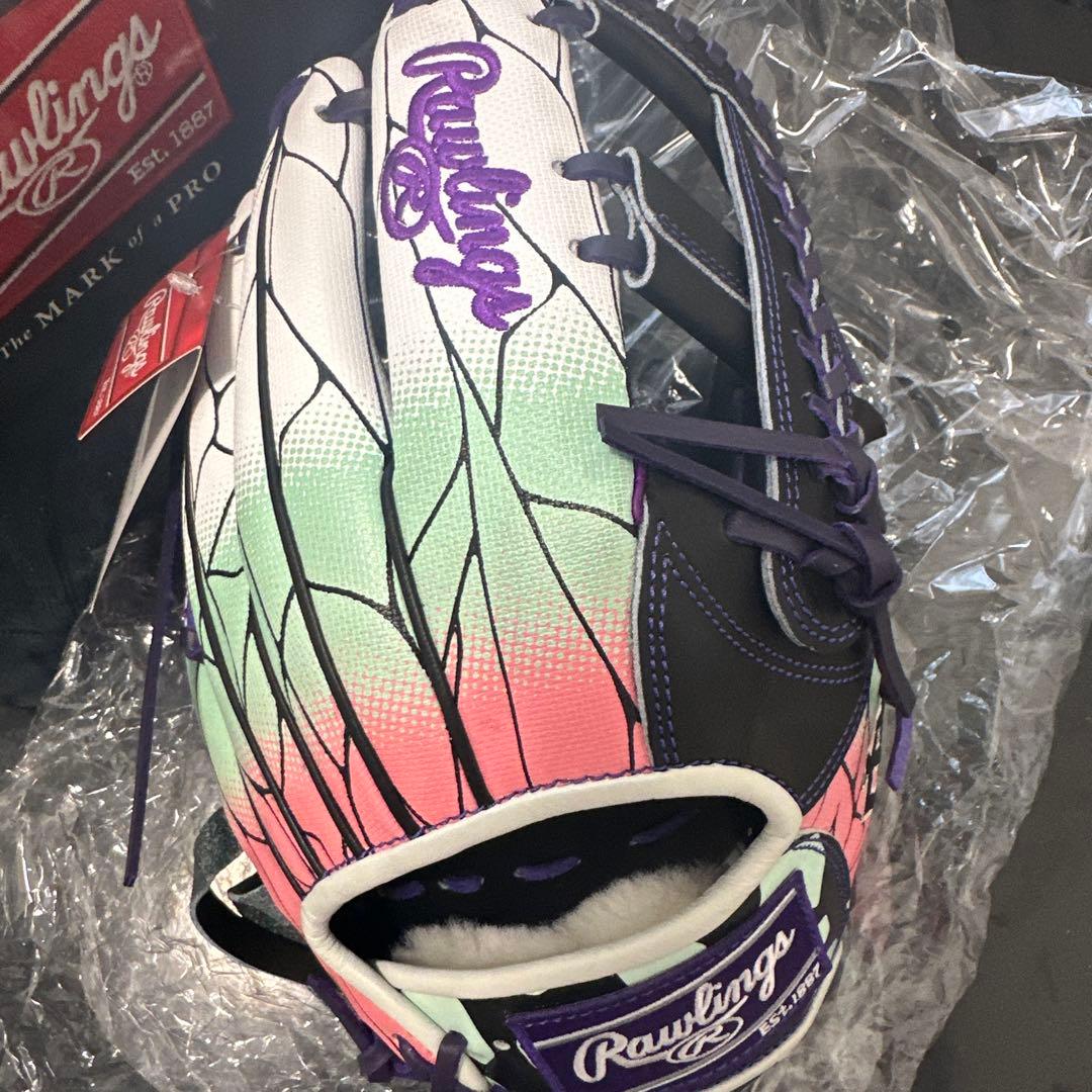 非売品　鬼滅の刃 Rawlings 硬式グローブ　胡蝶しのぶモデル