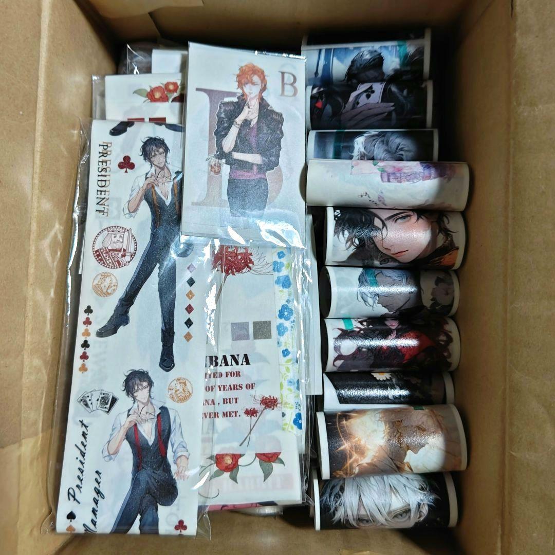 海外マスキングテープ　人物マステ　男の子　まとめ売り　新品1個　中古33個　他