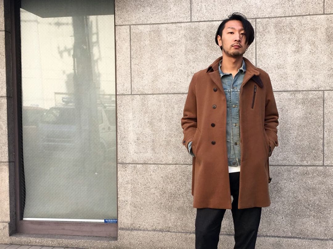 【EGO TRIPPING】STAND-FALL COLLAR COAT
