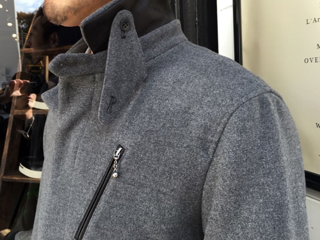 【EGO TRIPPING】STAND-FALL COLLAR COAT