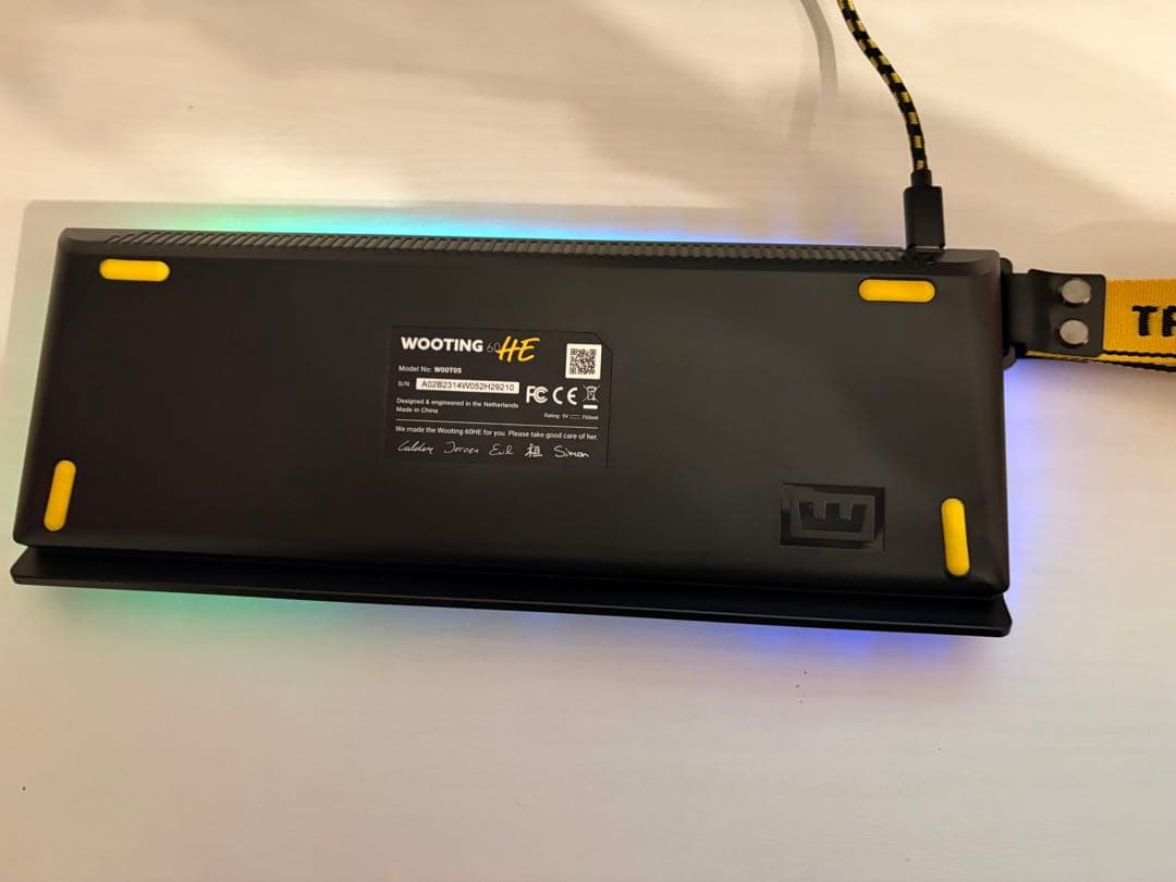 キーボード wooting60he