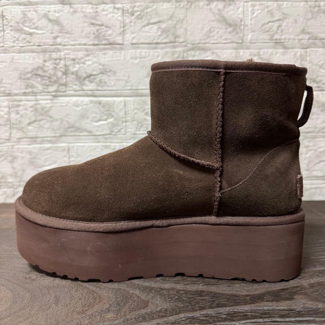 UGG クラシックミニ プラットフォーム ブラウン 25cm